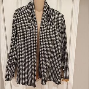 Cabi houndstooth cardigan